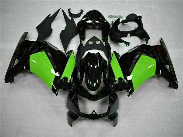 Carena Moto Kawasaki EX250 2008-2012 - Nero Lucido Verde