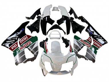 Carena Moto Honda CBR900RR 893 1996-1997 - Bianco Verde Grigio Nero Lucido Castrol Fabbrica