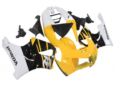 Carena Moto Honda CBR900RR 919 1998-1999 - Bianco Giallo Nero Lucido Fabbrica