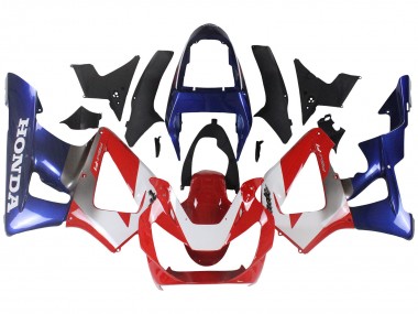 Carena Moto Honda CBR900RR 929 2000-2001 - Argento Rosso Blu Fabbrica