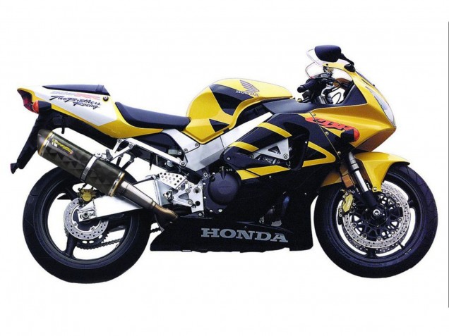 Carena Moto Honda CBR900RR 929 2000-2001 - Giallo Blu Scuro