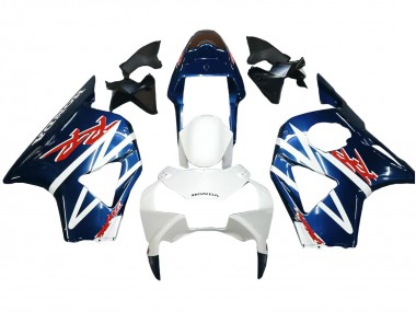 Carena Moto Honda CBR900RR 954 2002-2003 - Bianco Blu Scuro Fabbrica