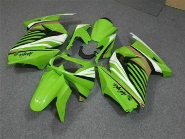 Carena Moto Kawasaki EX250 2008-2012 - Verde Bianco Nero Fabbrica
