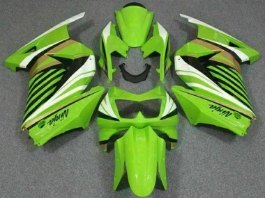 Carena Moto Kawasaki EX250 2008-2012 - Verde Bianco Nero Fabbrica
