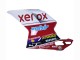 Carena Moto Ducati 848/1098/1198 2007-2014 - Bianco Rosso Nero Lucido Valsir Xerox