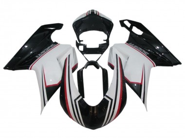 Kit Carena Moto ABS Ducati 848/1098/1198 2007-2014 - Bianco Rosso Nero Lucido Fabbrica