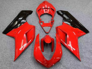 Carena Moto Ducati 848 2007-2014 - Rosso Nero Lucido Fabbrica
