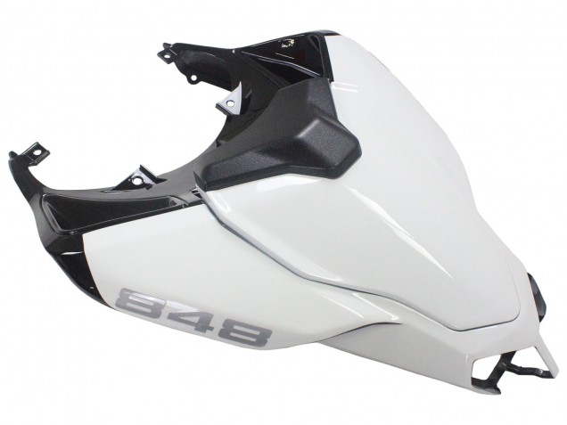 Carena Moto Ducati 848/1098/1198 2007-2014 - Bianco Nero Lucido Corse