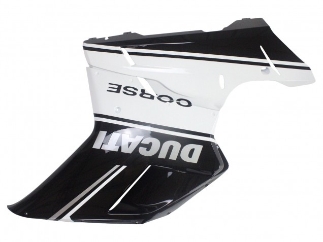 Carena Moto Ducati 848/1098/1198 2007-2014 - Bianco Nero Lucido Corse