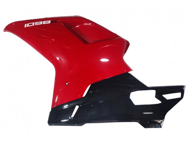 Carena Moto Ducati 1098 2007-2014 - Bianco Rosso Nero Lucido