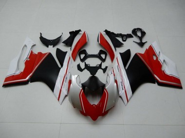 Carena Moto Ducati 1199 2011-2014 - Bianco Rosso Nero Opaco Fabbrica