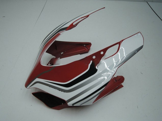 Carena Moto Ducati Panigale 899 2011-2014 - Bianco Rosso Nero Lucido