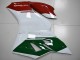 Carena Moto Ducati Panigale 899 2011-2014 - Bianco Rosso Verde Scuro