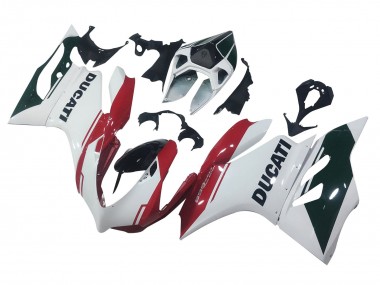 Carena Moto Ducati Panigale 899 2011-2014 - Bianco Rosso Nero Lucido Fabbrica