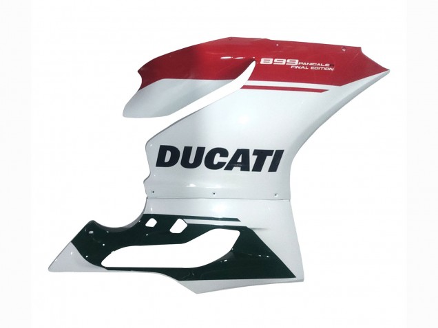 Carena Moto Ducati Panigale 899 2011-2014 - Bianco Rosso Nero Lucido