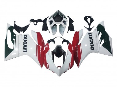 Carena Moto Ducati Panigale 899 2011-2014 - Bianco Rosso Nero Lucido Fabbrica