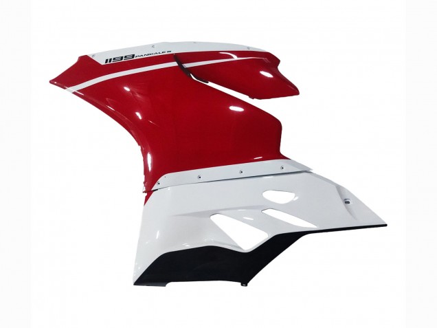 Carena Moto Ducati 1199 2011-2014 - Bianco Rosso Nero Lucido