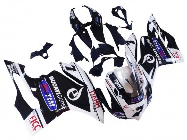 Carena Moto Ducati Panigale 899/1199 2011-2014 - Bianco Nero Blu Fiamm Ficc 7 Fabbrica