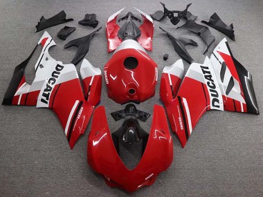 Kit Carena Moto ABS Ducati 959 2015-2020 - Bianco Rosso Nero Lucido Fabbrica