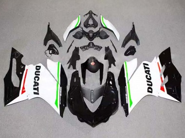 Carena Moto Ducati 1299 2015-2020 - Bianco Rosso Verde Nero Lucido Fabbrica