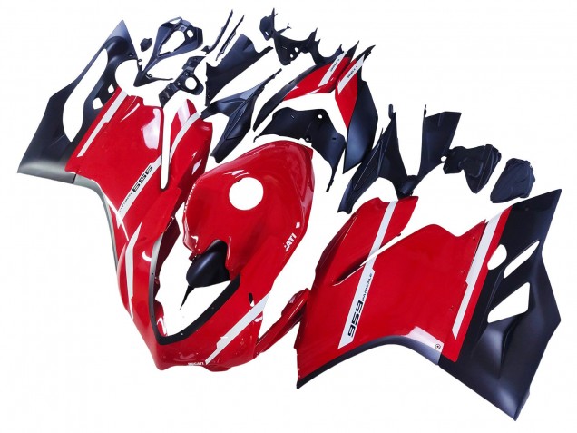 Carena Moto Ducati 959 2015-2020 - Rosso Nero Opaco