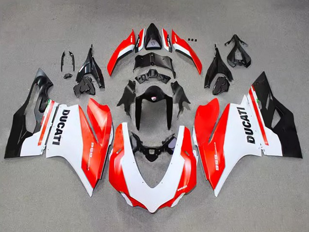 Carena Moto Ducati 959 2015-2020 - Bianco Rosso Nero Lucido
