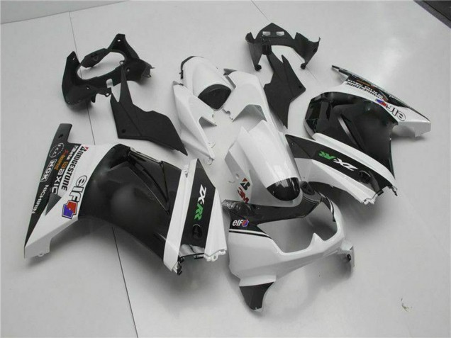 Carena Moto Kawasaki EX250 2008-2012 - Bianco Nero Verde