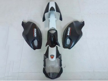 Carena Moto Ducati Monster 696 796 1100 1100S 2008-2012 - Bianco Nero Opaco Fabbrica