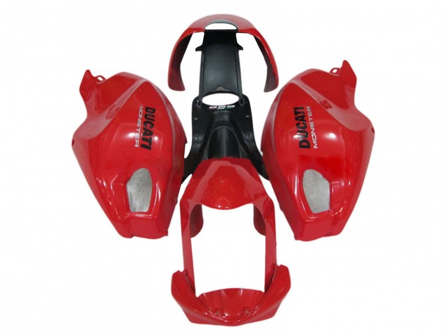 Carena Moto Ducati Monster 696 796 1100 1100S 2008-2012 - Rosso