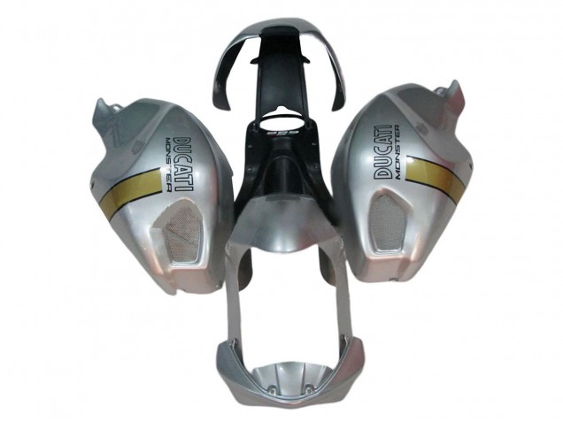Carena Moto Ducati Monster 696 796 1100 1100S 2008-2012 - Argento Oro