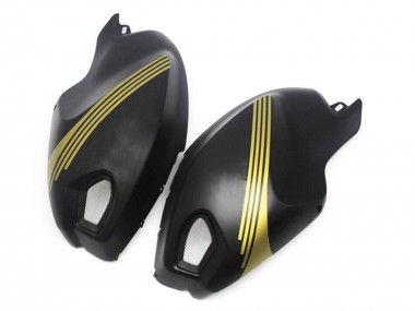 Carena Moto Ducati Monster 696 796 1100 1100S 2008-2012 - Nero Opaco Oro Fabbrica