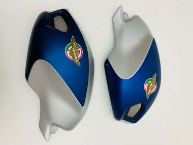 Carena Moto Ducati Monster 696 796 1100 1100S 2008-2012 - Blu Scuro Argento Fabbrica