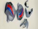 Carena Moto Ducati Monster 696 796 1100 1100S 2008-2012 - Argento Rosso Blu
