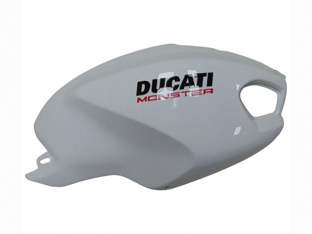 Carena Moto Ducati Monster 696 796 1100 1100S 2008-2012 - Bianco Rosso Nero Lucido