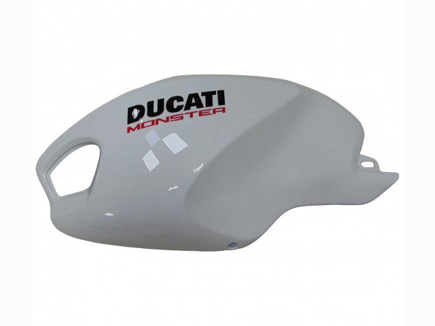 Carena Moto Ducati Monster 696 796 1100 1100S 2008-2012 - Bianco Rosso Nero Lucido