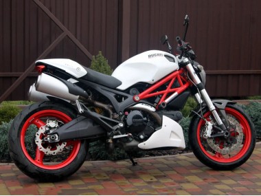 Carena Moto Ducati Monster 696 796 1100 1100S 2008-2012 - Bianco Fabbrica