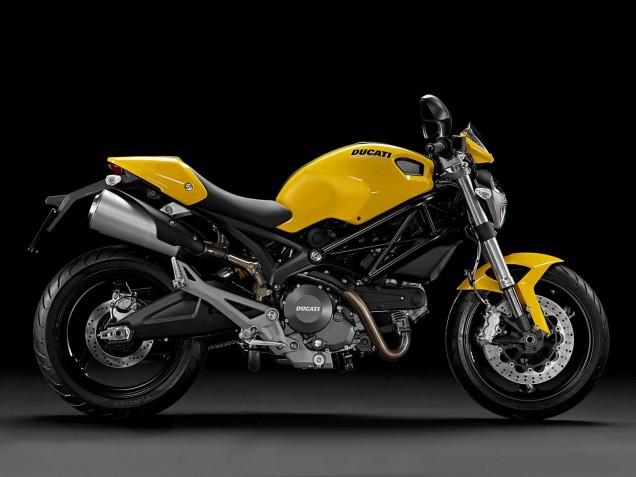 Carena Moto Ducati Monster 696 796 1100 1100S 2008-2012 - Giallo