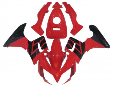 Carena Moto Honda CBR125R 2002-2006 - Rosso Nero Lucido Banda Fabbrica