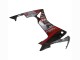Carena Moto Honda CBR500R 2013-2015 - Rosso Argento Nero Lucido