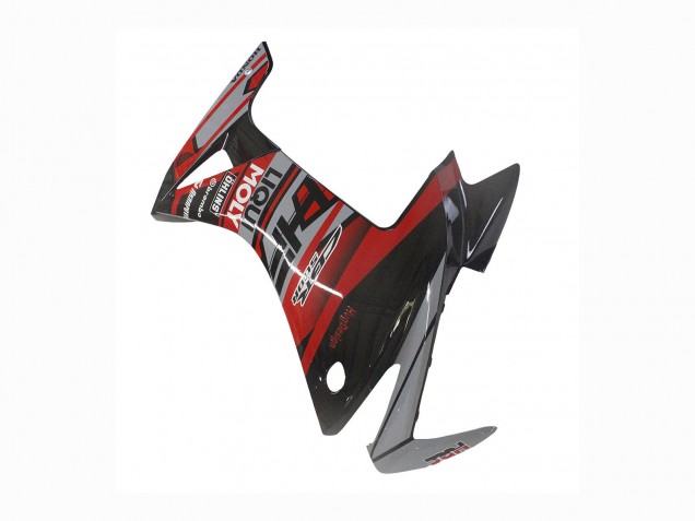 Carena Moto Honda CBR500R 2013-2015 - Rosso Argento Nero Lucido