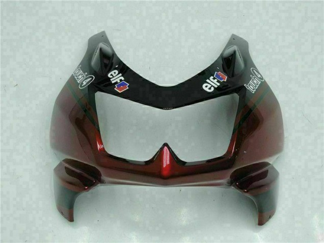 Carena Moto Kawasaki EX250 2008-2012 - Nero Lucido Rosso Bordeaux