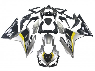 Carena Moto Honda CBR500R 2022-2023 - Argento Giallo Nero Lucido Fabbrica