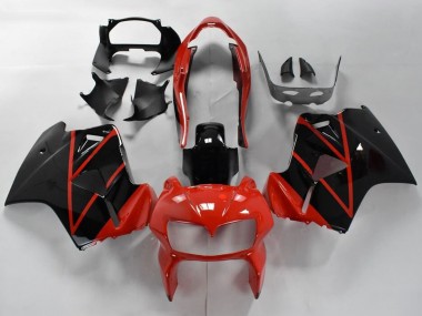 Carena Moto Honda VFR 800 1998-2001 - Rosso Nero Lucido Banda Fabbrica