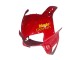 Carena Moto Honda VFR 800 1998-2001 - Rosso Bianco Nero Lucido Vimto