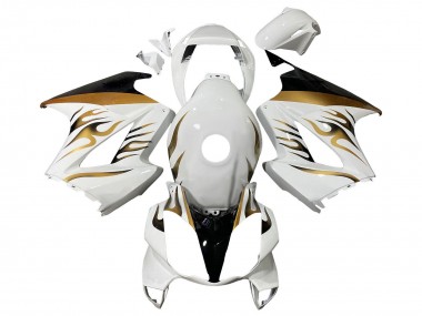 Carena Moto Honda VFR 800 2002-2013 - Bianco Oro Fiamma Fabbrica