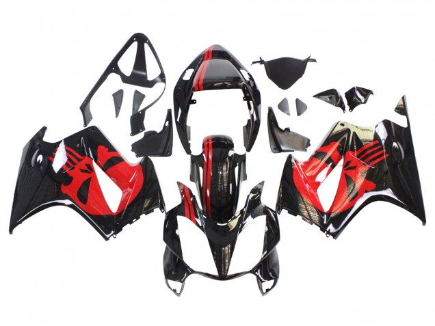 Carena Moto Honda VFR 800 2002-2013 - Nero Lucido Rosso