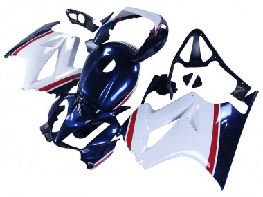 Carena Moto Honda VFR 800 2002-2013 - Bianco Rosso Blu Scuro Fabbrica