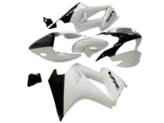 Carena Moto Honda VFR 800 2002-2013 - Bianco Perla Nero Lucido Decal