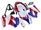 Carena Moto Honda VFR 800 2002-2013 - Bianco Rosso Blu Motul