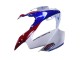 Carena Moto Honda VFR 800 2002-2013 - Bianco Rosso Blu Motul